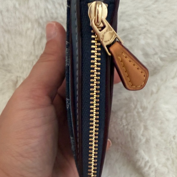 Coach Denim Signature Card Case - Picture 5 of 7